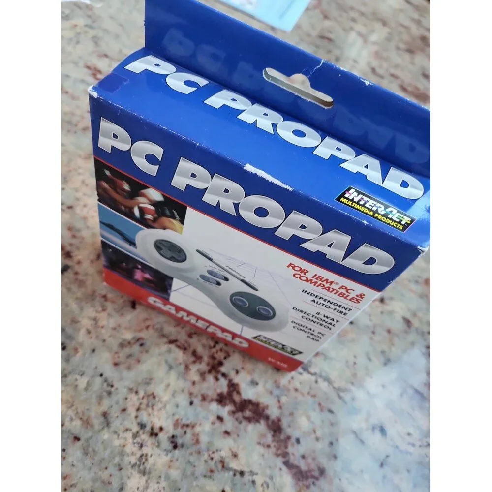 Vintage InterAct SV-230 IBM PC Propad Gameport Game Pad Controller New In Box